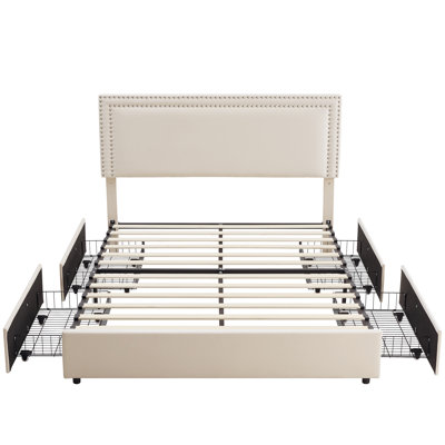 Vecelo 8893597 Upholstered Storage Bed & Reviews - Wayfair Canada